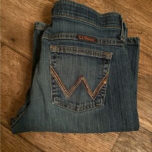 Wrangler Classic bootcut Blue Jeans with Signature Pocket